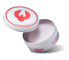 Open can of Atlas Matte Texture Clay hair styling product for men.